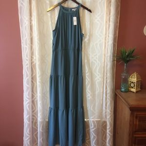 NWT LOFT Tiered Maxi Dress